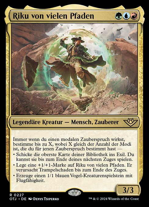 Riku von vielen Pfaden OTJ-227 Rare Near Mint Deutsch