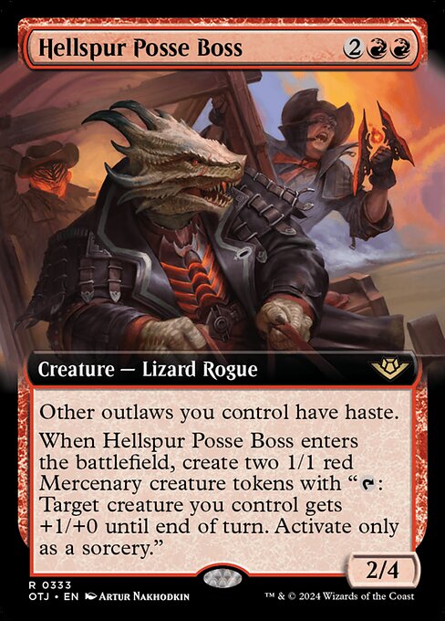 Hellspur Posse Boss XOTJ-333 Rare Excellent Englisch