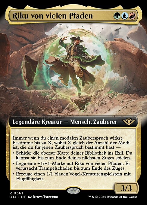 Riku von vielen Pfaden XOTJ-361 Rare Near Mint Deutsch Foil