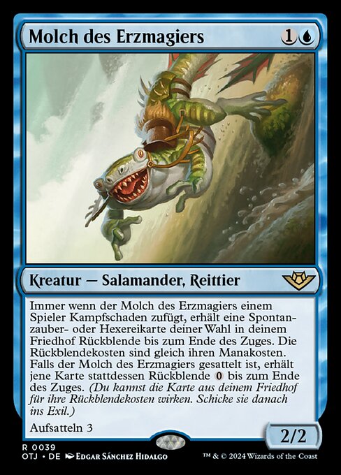 Molch des Erzmagiers OTJ-39 Rare Near Mint Deutsch