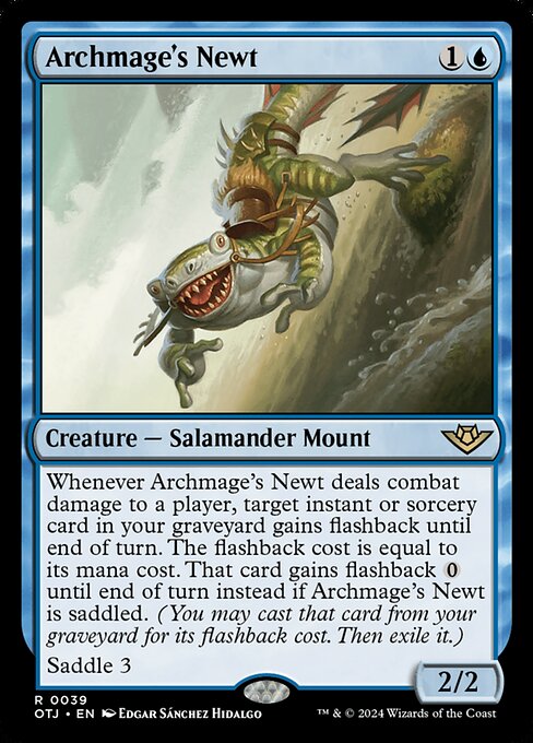 Archmage's Newt OTJ-39 Rare Excellent Englisch