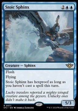 Stoic Sphinx OTJ-71 Rare Near Mint Englisch