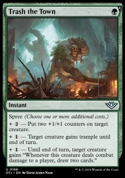 Trash the Town OTJ-186 Uncommon Near Mint Englisch
