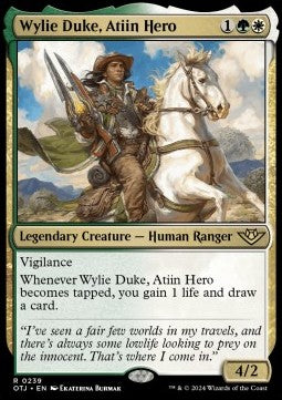 Wylie Duke, Atiin Hero OTJ-239 Rare Near Mint Englisch