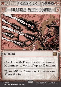 Knisternde Macht (V.1) OTP-22 Mythic Near Mint Deutsch