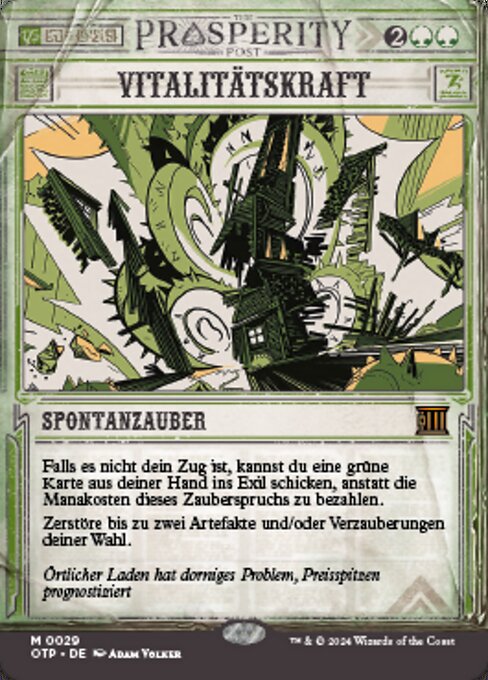 Vitalitätskraft (V.1) OTP-29 Mythic Near Mint Deutsch