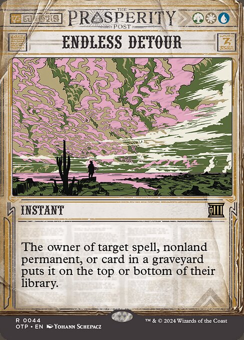 Endless Detour OTP-44 Rare Near Mint Englisch Foil