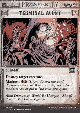 Terminal Agony OTP-55 Uncommon Near Mint Englisch