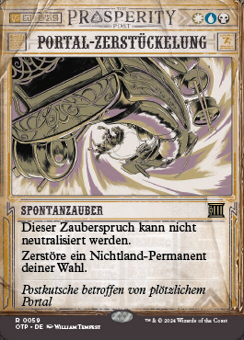 Portal-Zerstückelung OTP-59 Rare Near Mint Deutsch Foil