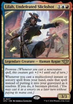 Lilah, Undefeated Slickshot OTJ-217 Rare Excellent Englisch Foil