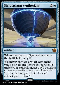 Simulacrum Synthesizer (V.1) BIG-6 Mythic Near Mint Englisch