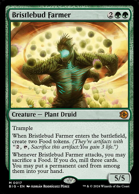 Bristlebud Farmer (V.1) BIG-17 Mythic Excellent Englisch Foil