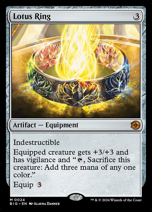 Lotus Ring (V.1) BIG-24 Mythic Near Mint Englisch
