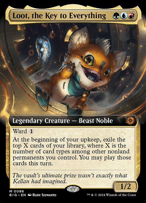 Loot, the Key to Everything (V.4) BIG-86 Mythic Excellent Englisch Foil