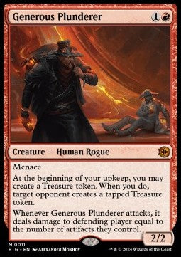 Generous Plunderer BIG-11 Mythic Near Mint Englisch