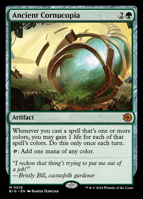 Ancient Cornucopia BIG-16 Mythic Excellent Englisch