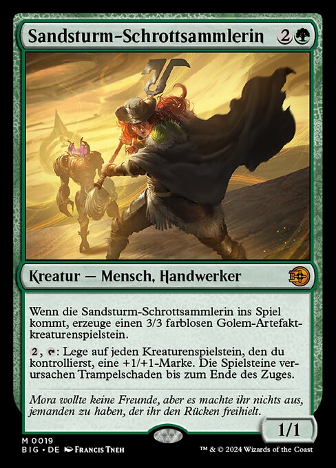 Sandsturm-Schrottsammlerin (V.1) BIG-19 Mythic Good Deutsch