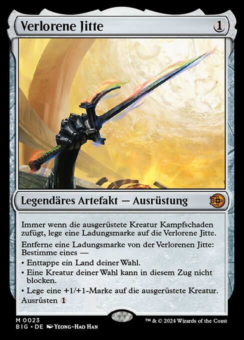 Lost Jitte (V.1) BIG-23 Mythic Near Mint Deutsch