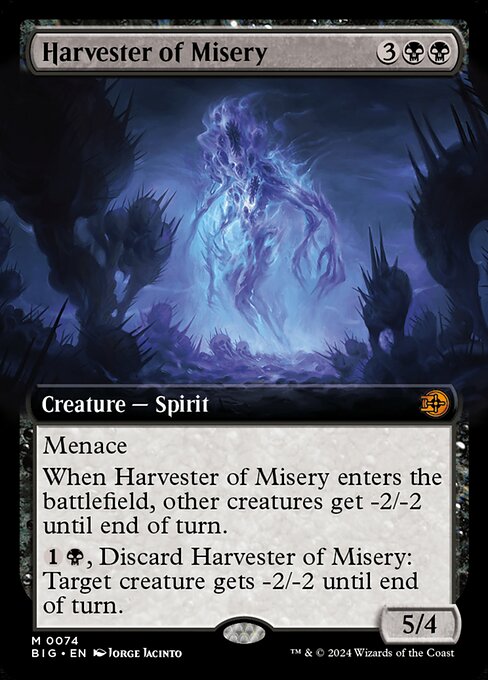 Harvester of Misery BIG-74 Mythic Near Mint Englisch