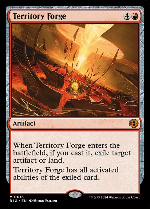Territory Forge (V.1) BIG-15 Mythic Near Mint Englisch