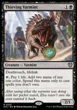 Thieving Varmint OTC-23 Rare Near Mint Englisch