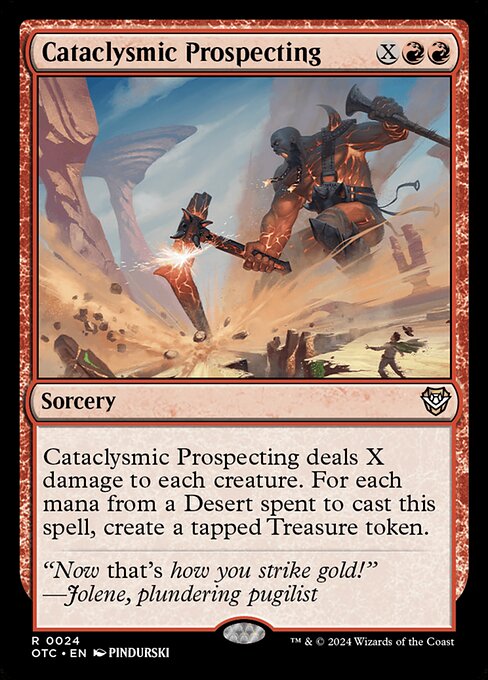 Cataclysmic Prospecting OTC-24 Rare Near Mint Englisch