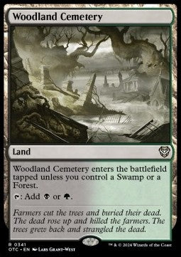 Woodland Cemetery OTC-341 Rare Near Mint Englisch