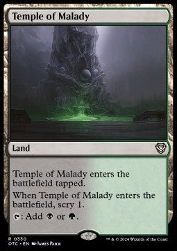Temple of Malady OTC-330 Rare Near Mint Englisch