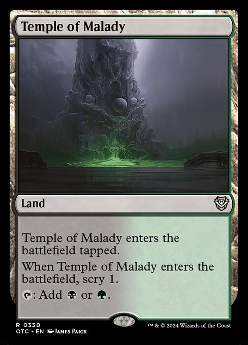 Temple of Malady OTC-330 Rare Near Mint Englisch