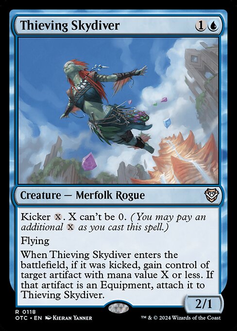 Thieving Skydiver OTC-118 Rare Near Mint Englisch