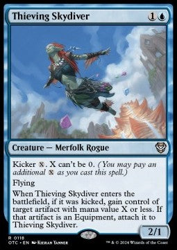 Thieving Skydiver OTC-118 Rare Near Mint Englisch