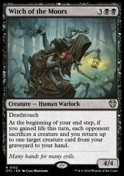 Witch of the Moors OTC-152 Rare Near Mint Englisch