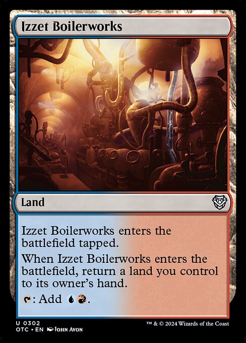Izzet-Dampfwerk OTC-302 Uncommon Near Mint Englisch