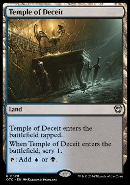 Temple of Deceit OTC-328 Rare Near Mint Englisch