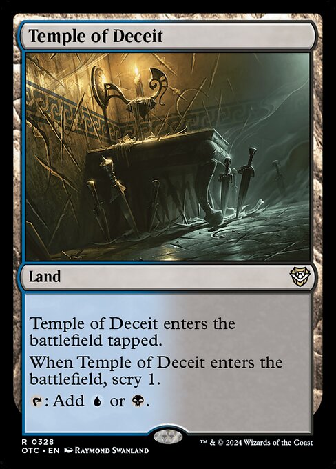Temple of Deceit OTC-328 Rare Near Mint Englisch