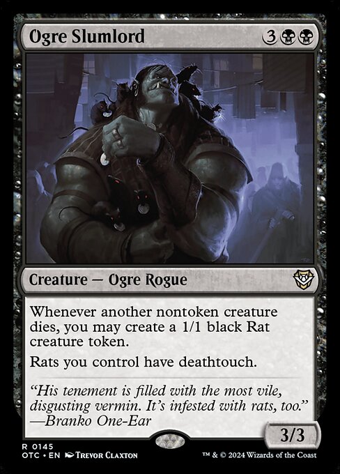 Ogre Slumlord OTC-145 Rare Near Mint Englisch