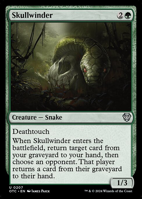 Skullwinder OTC-207 Uncommon Near Mint Englisch