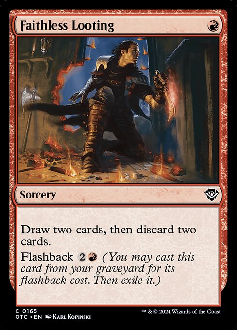 Faithless Looting OTC-165 Common Near Mint Englisch