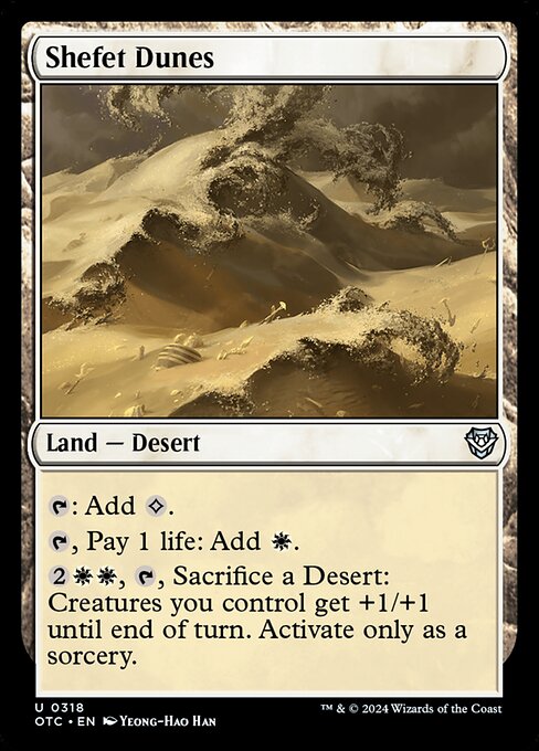 Shefet Dunes OTC-318 Uncommon Near Mint Englisch