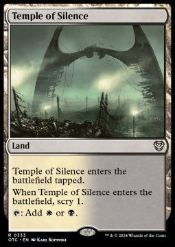 Temple of Silence OTC-333 Rare Near Mint Englisch