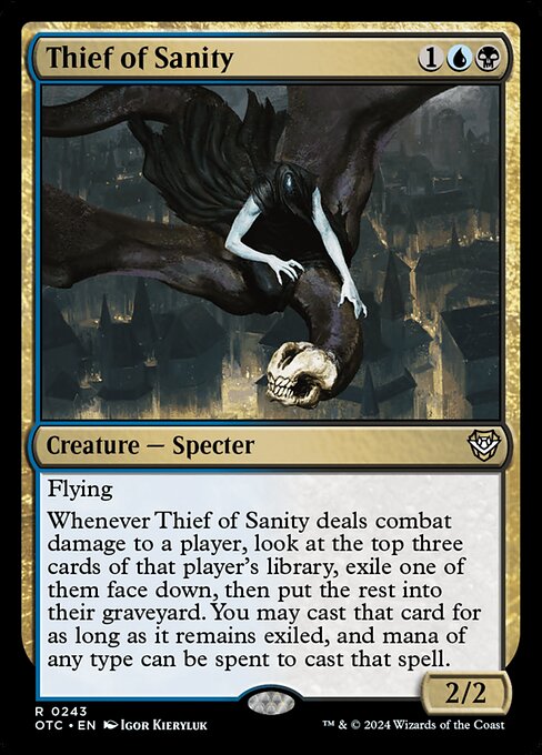 Thief of Sanity OTC-243 Rare Near Mint Englisch