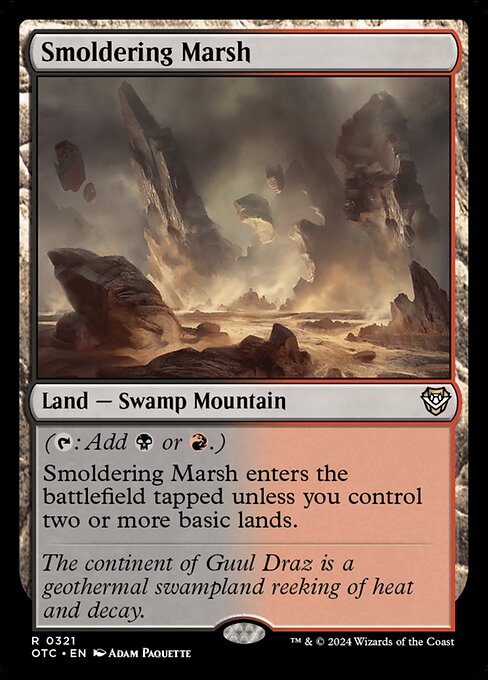 Smoldering Marsh OTC-321 Rare Near Mint Englisch