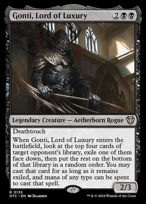 Gonti, Lord of Luxury OTC-135 Rare Near Mint Englisch