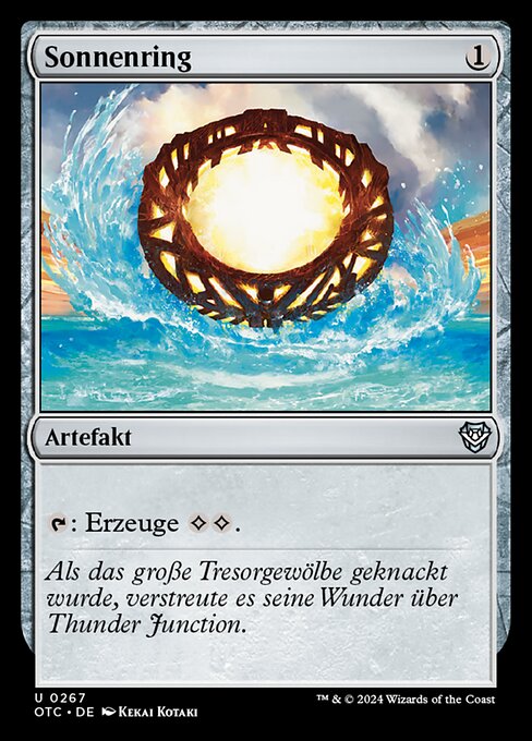 Sonnenring OTC-267 Uncommon Excellent Deutsch