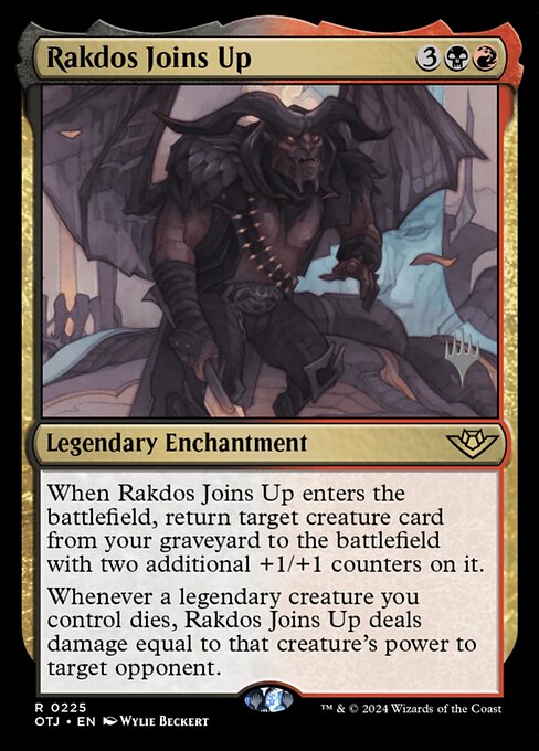 Rakdos' Bandenbeitritt (V.2) POTJ-225 Rare Near Mint Deutsch