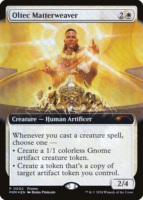 Oltec Matterweaver PROM- Mythic Light Played Englisch Foil