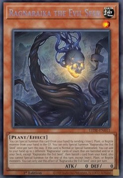 Ragnaraika the Evil Seed LEDE-013 Secret Rare Near Mint Englisch 1. Auflage
