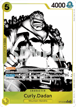 Curly.Dadan (ST13-006) (V.2) ST-13 Alternate Art Near Mint Englisch