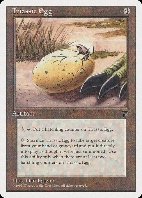 Triassic Egg CHR- Rare Light Played Englisch
