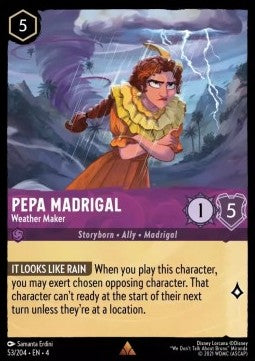 Pepa Madrigal - Weather Maker 4URS-53 Rare Near Mint Deutsch